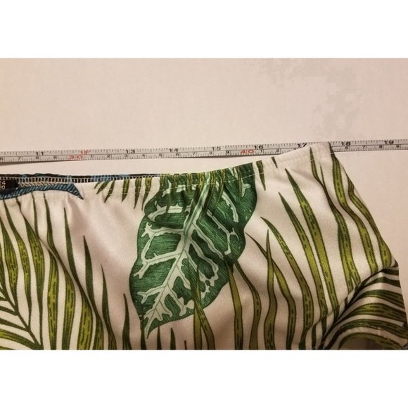 Boohoo Womens swim suit 2 piece size 20 Green Palm Print bikini - Picture 12 of 12